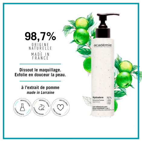 Gentle Peeling Cleanser 2 in 1  Académie  $42.00